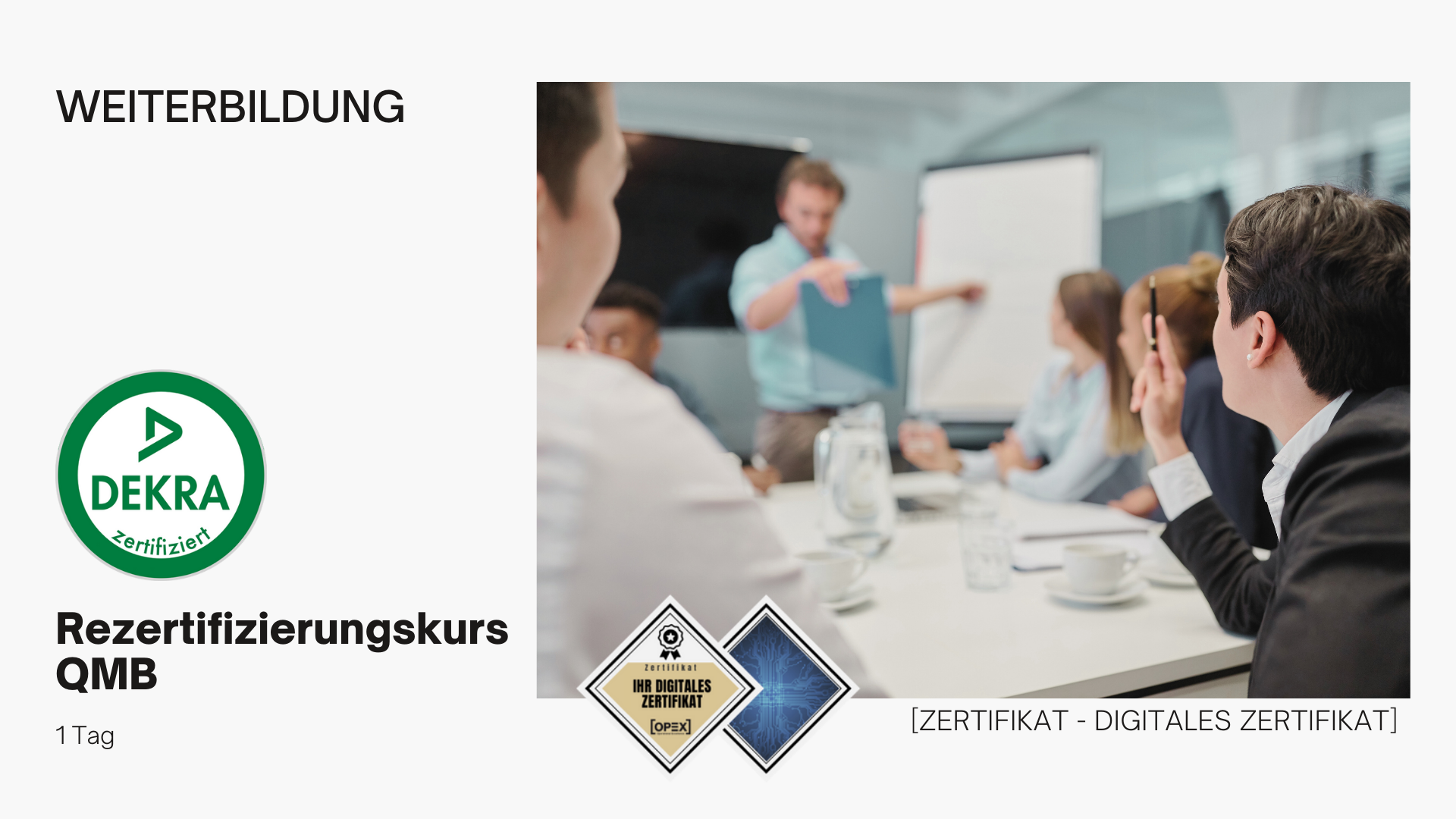Rezertifizierungskurs QMB